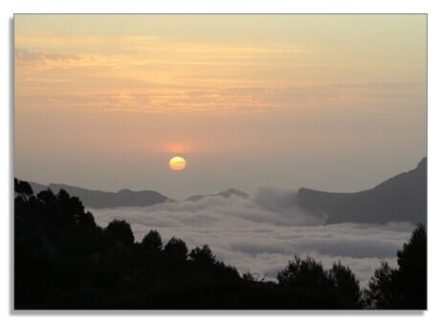 sea of clouds