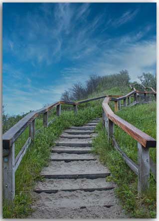 postkarte Schustertreppe