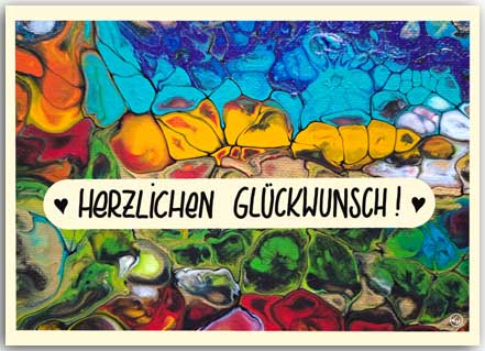 Postkarte Glückwunsch