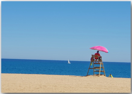 Baywatch am Strand